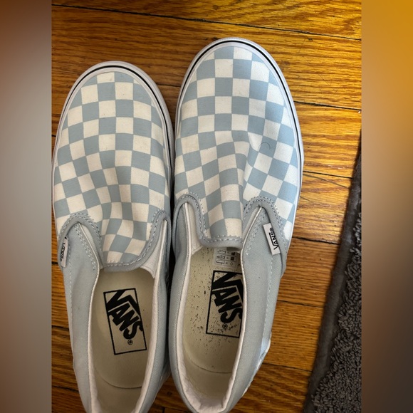 Baby blue checkered vans - Picture 4 of 4